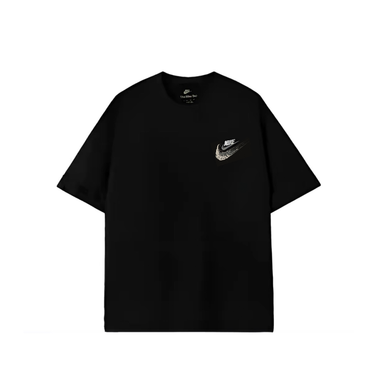 Nike Nike Sportswear T Shirts Unisex Black Crew Neck Moderate Straight Fit