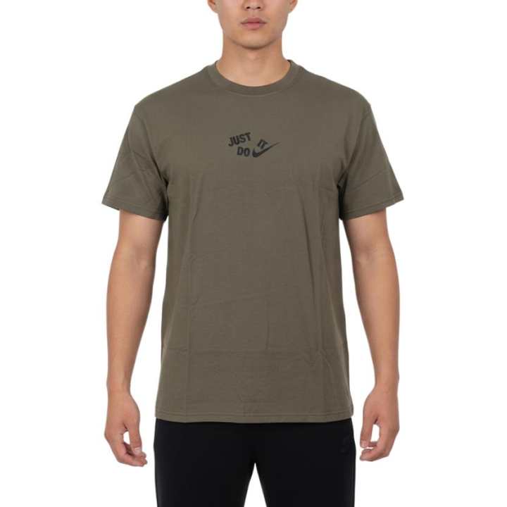 Nike Nike JDI T Shirts Men's Green Crew Neck Moderate