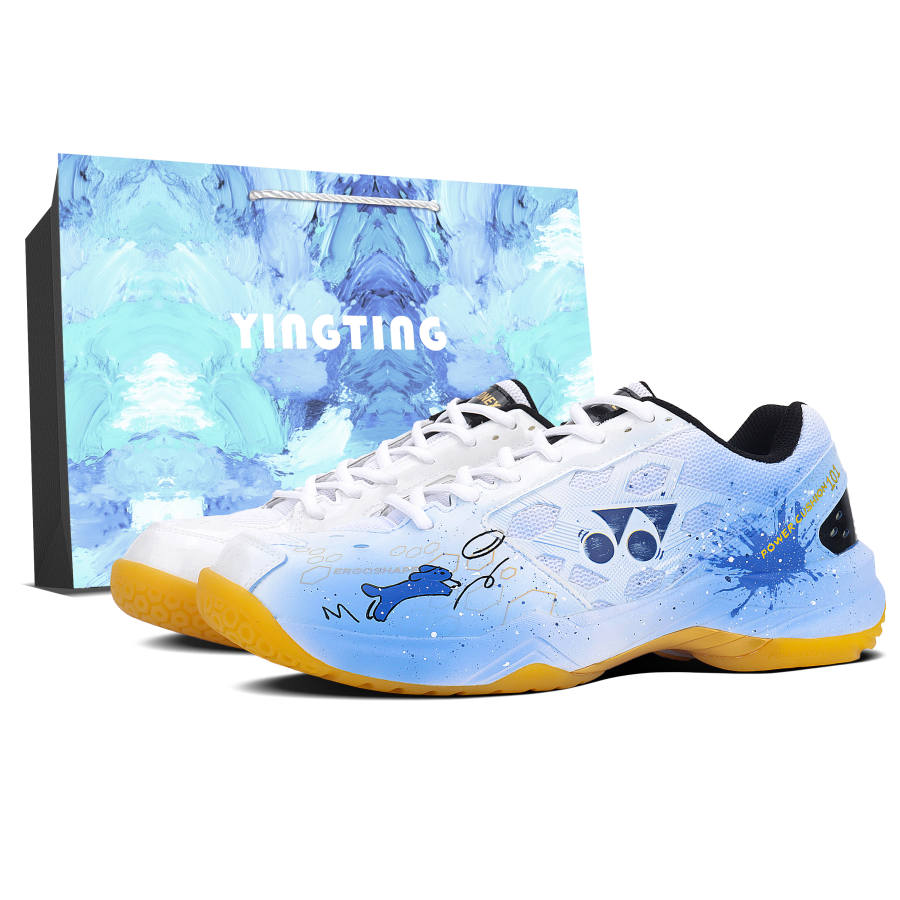 YONEX Power Cushion Badminton Shoes Unisex Low Top White, Blue