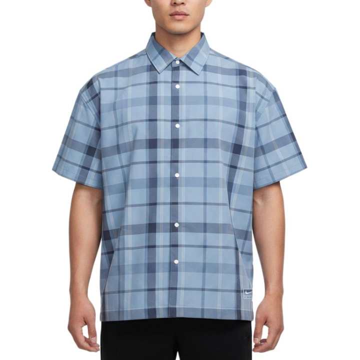 Nike Nike Club Shirts Men's Blue Lapel Moderate