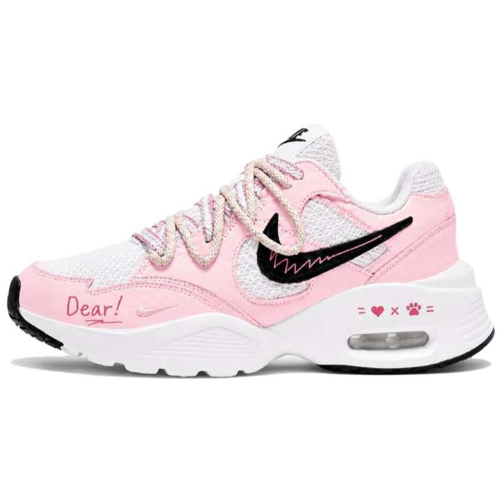 Nike Nike Air Max Fusion Running Shoes Women's Low Top Pink White Black
