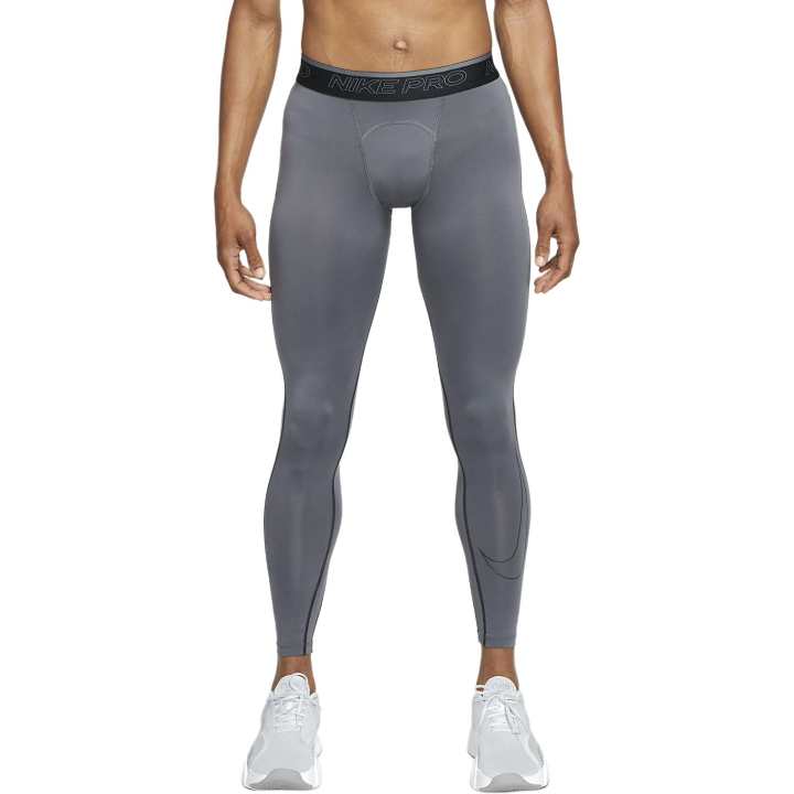 Nike Nike PRO DRI FIT Sports Pants Men's Gray Moderate