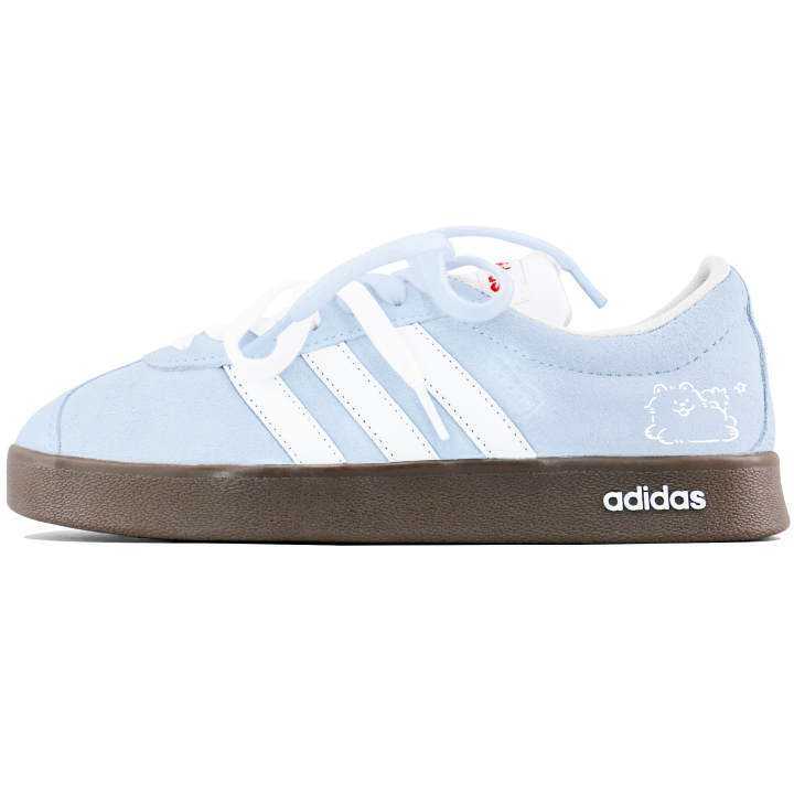 Adidas Adidas VL COURT 2.0 Skateboard Shoes Unisex Low Top White