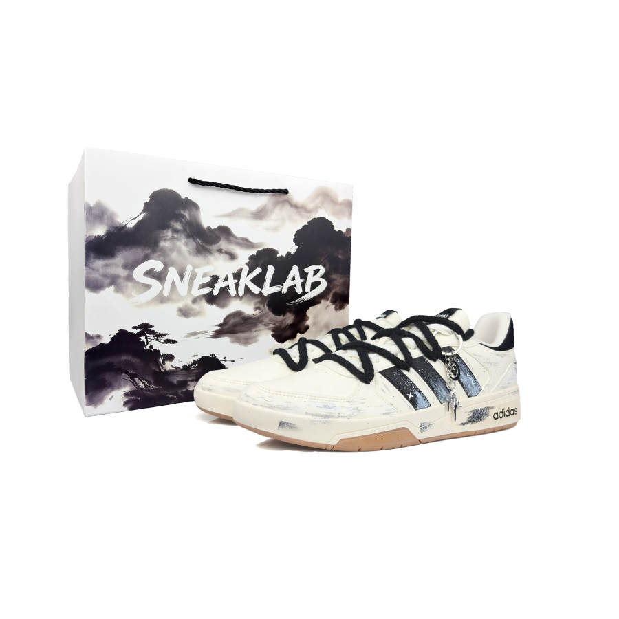Adidas Adidas COURTBEAT Skateboard Shoes Unisex Low Top Ecru