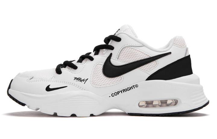 Nike Nike Air Max Fusion Running Shoes Unisex Low Top Black White