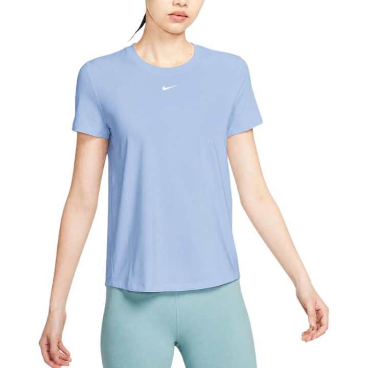 Nike Nike T Shirts Women's Blue Crew Neck Moderate