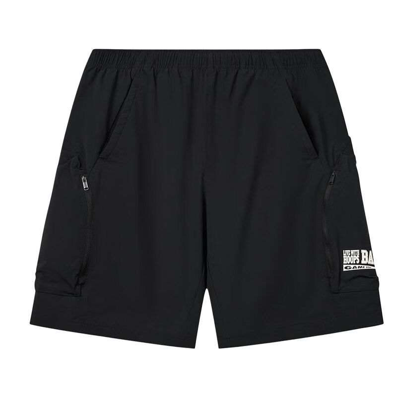Li-Ning Li Ning Casual Shorts Men's Black Moderate Straight Fit Pants