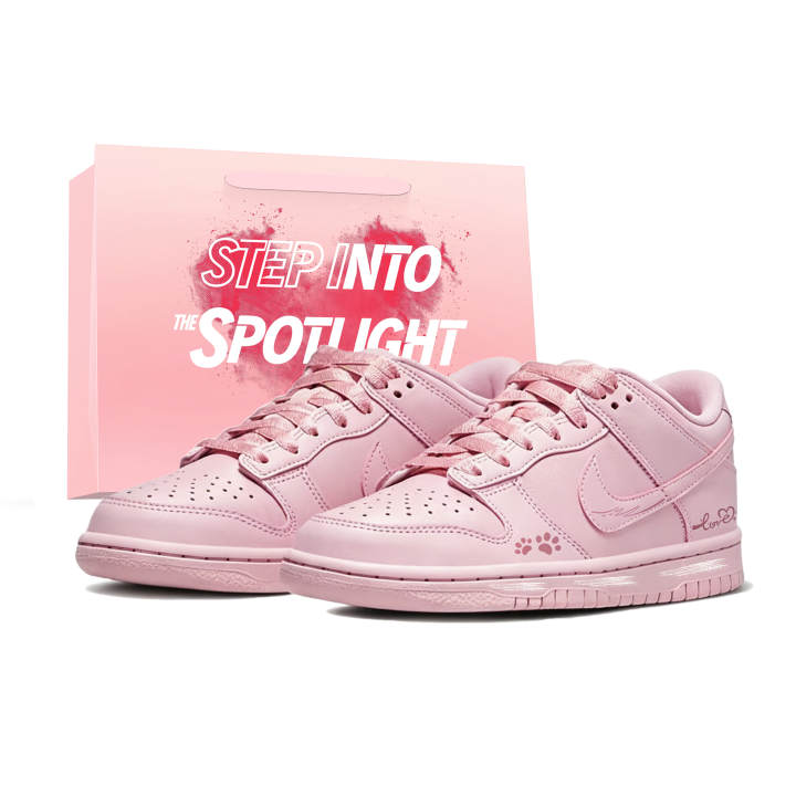 Nike Nike Dunk Skateboard Shoes Unisex Low Top Pink