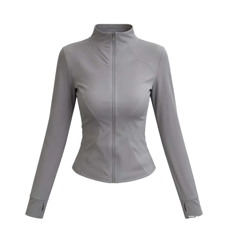 Sugarfunk Yoga Jackets Women's Stand Collar Thin Nipped In Waist