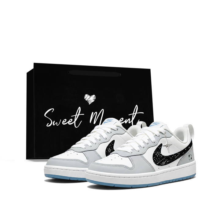 Nike Nike Court Borough Skateboard Shoes Women's Low Top Light Gray
