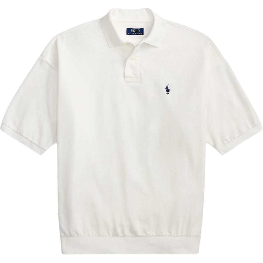 Polo Ralph Lauren Polo Shirts Men's White Polo Collar Moderate Straight Fit