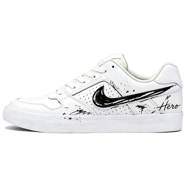 Nike Nike SB Delta Skateboard Shoes Unisex Low Top Black/White