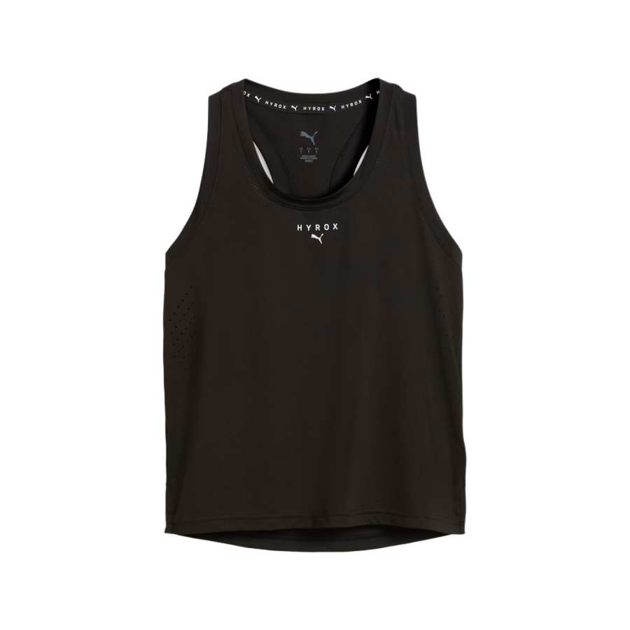 PUMA Sleeveless Sports Shirts Women's Black Crew Neck Other