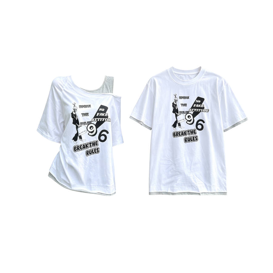 TUSHIFEI Couple Sets Women's Crew Neck Moderate