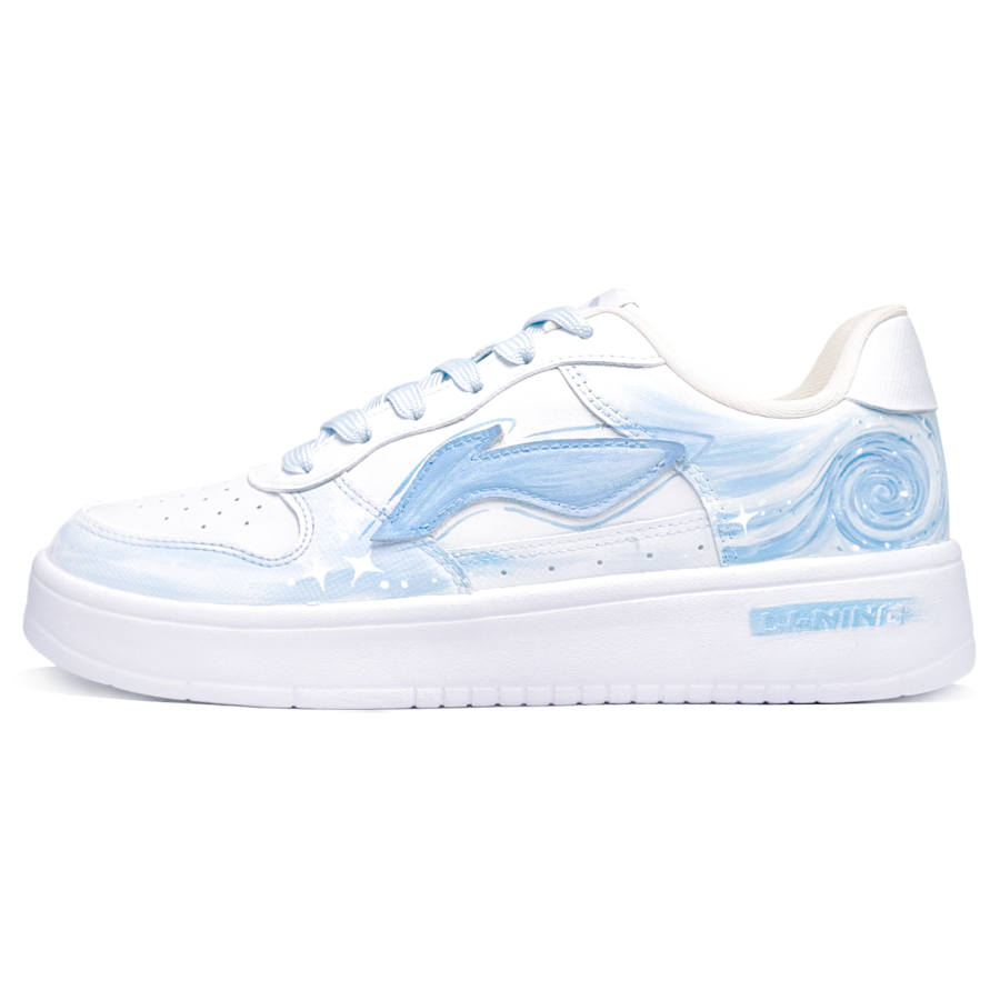 Li-Ning Li Ning Floating Boat Skateboard Shoes Women's Low Top White/Blue