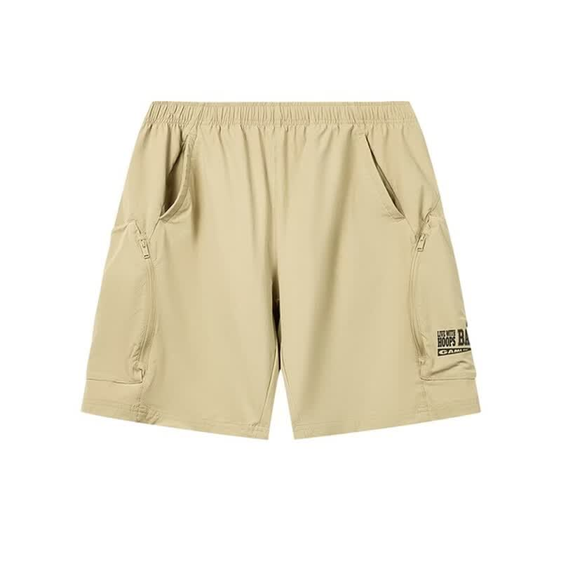 Li-Ning Li Ning Casual Shorts Men's Yellow Moderate Straight Fit Pants