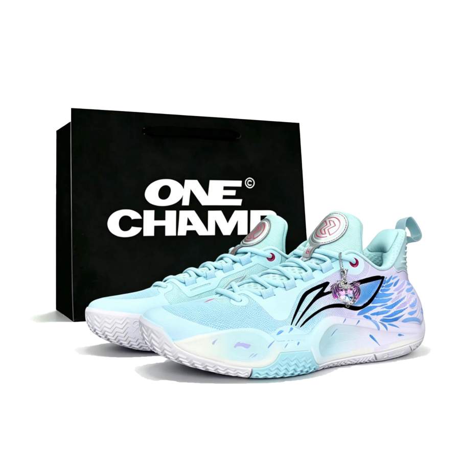 Li-Ning Li Ning Speed 9 Basketball Shoes Unisex Low Top Blue, Purple