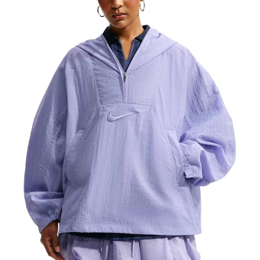 Nike Nike Running Jackets Women's Light Purple Frosted Hooded Non Detachable Moderate Other