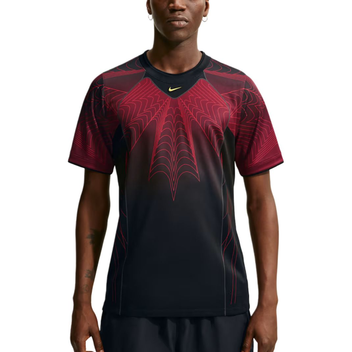 Nike Nike X Nocta Soccer Jerseys Men's Black/University Red/Sonic Yellow Crew Neck Moderate