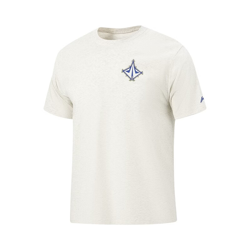 Li-Ning Li Ning Jimmy Butler T Shirts Men's White Crew Neck Moderate Straight Fit