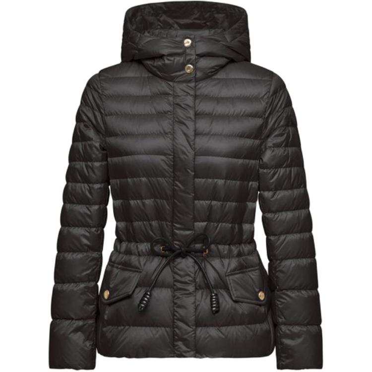 Moncler Down Jackets Unisex Black Hooded Non Detachable Moderate