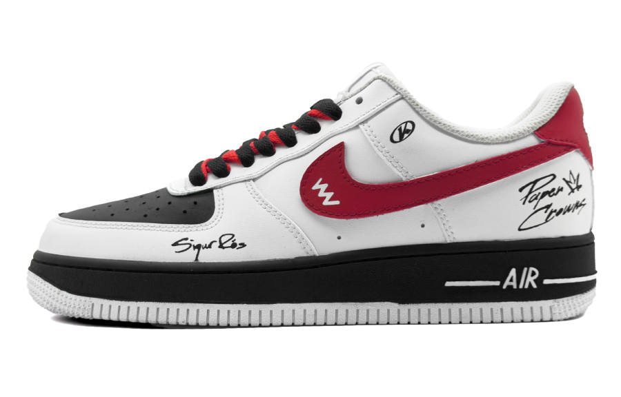 Nike Nike Air Force 1 Skateboard Shoes Women's Low Top White Black Red