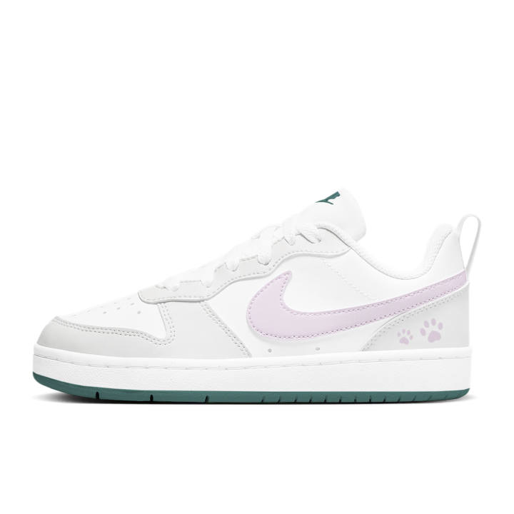 Nike Nike Court Borough Skateboard Shoes Unisex Low Top White Purple