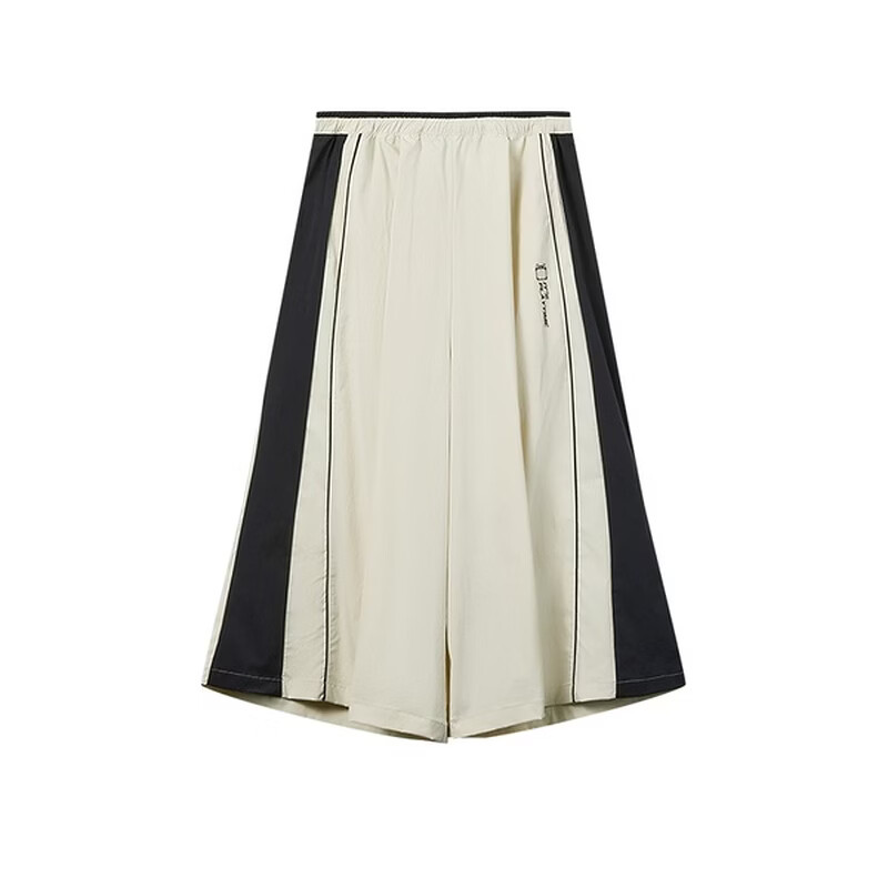 Li-Ning Li Ning Sports Shorts Women's Yellow/Black Moderate Wide Leg Pants