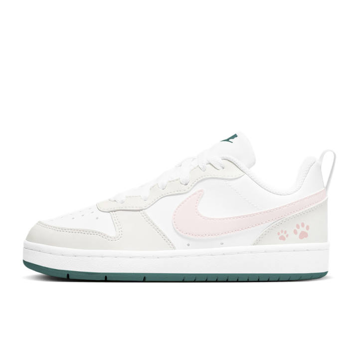 Nike Nike Court Borough 2 Skateboard Shoes Unisex Low Top Pink White