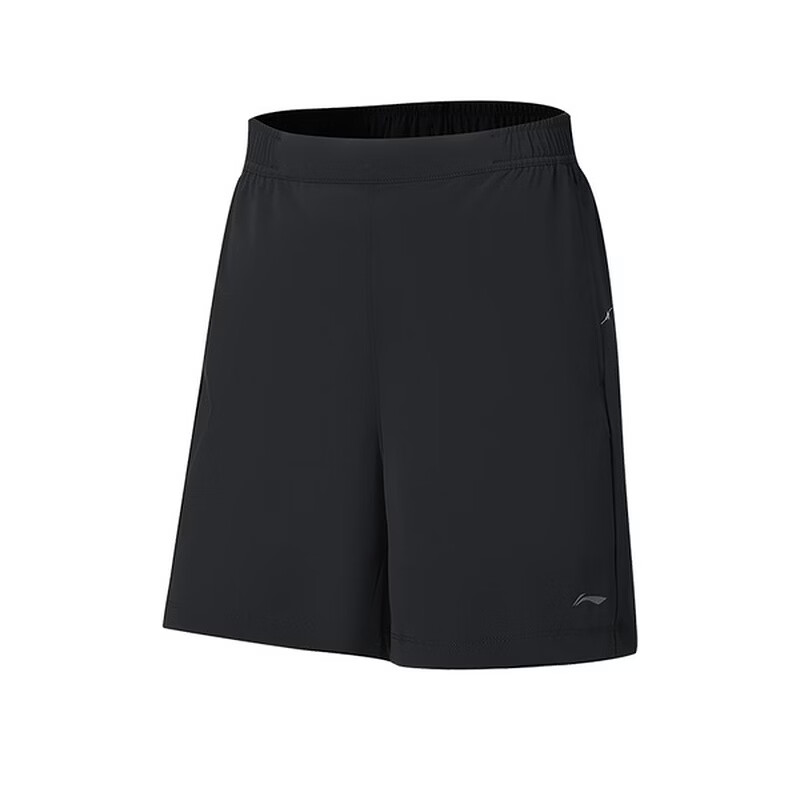 Li-Ning Li Ning Fitness Series Sports Shorts Women's Black Moderate Straight Fit Pants