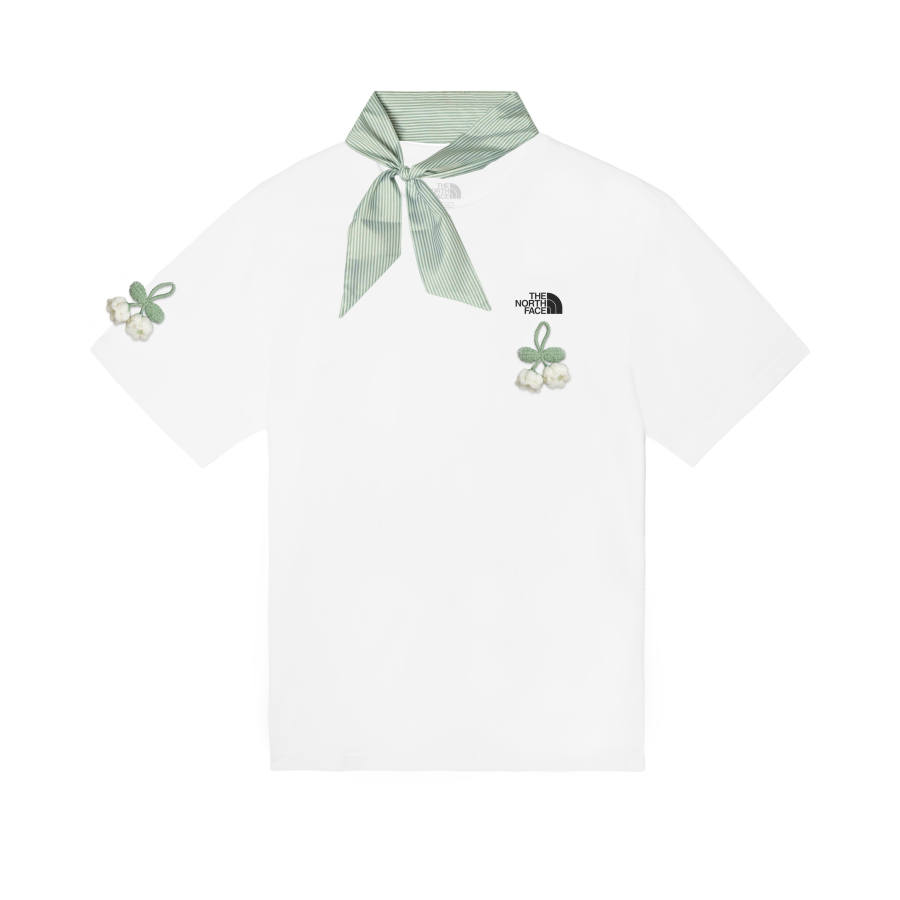THE NORTH FACE T Shirts Men's White Crew Neck Moderate