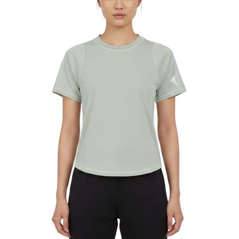 Adidas Adidas FOS T Shirts Women's Light Green Crew Neck