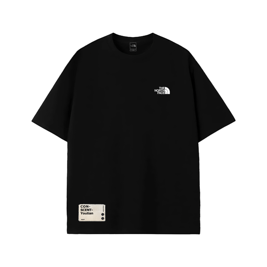 THE NORTH FACE T Shirts Unisex Black Crew Neck Moderate