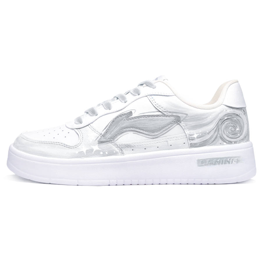 Li-Ning Li Ning Floating Boat Skateboard Shoes Women's Low Top White/Blue