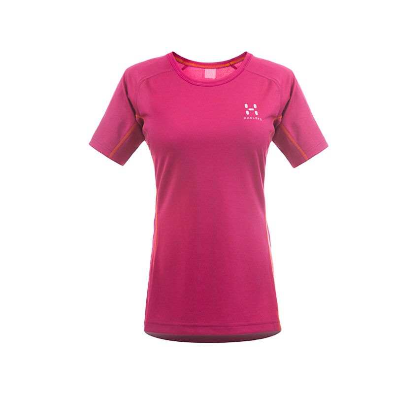 HAGLÖFS Running T Shirts Women's Crew Neck