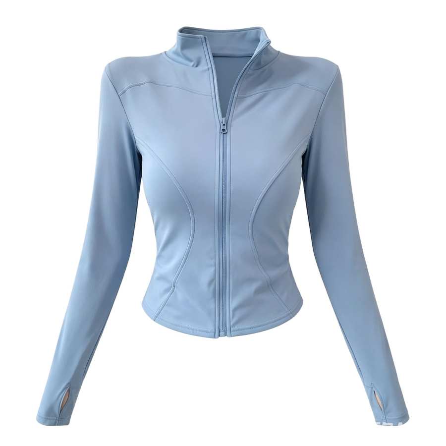Sugarfunk Yoga Jackets Women's Stand Collar Thin Nipped In Waist
