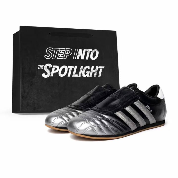 Adidas Adidas Taekwondo Training Shoes Unisex Low Top Black/Silver/Gray