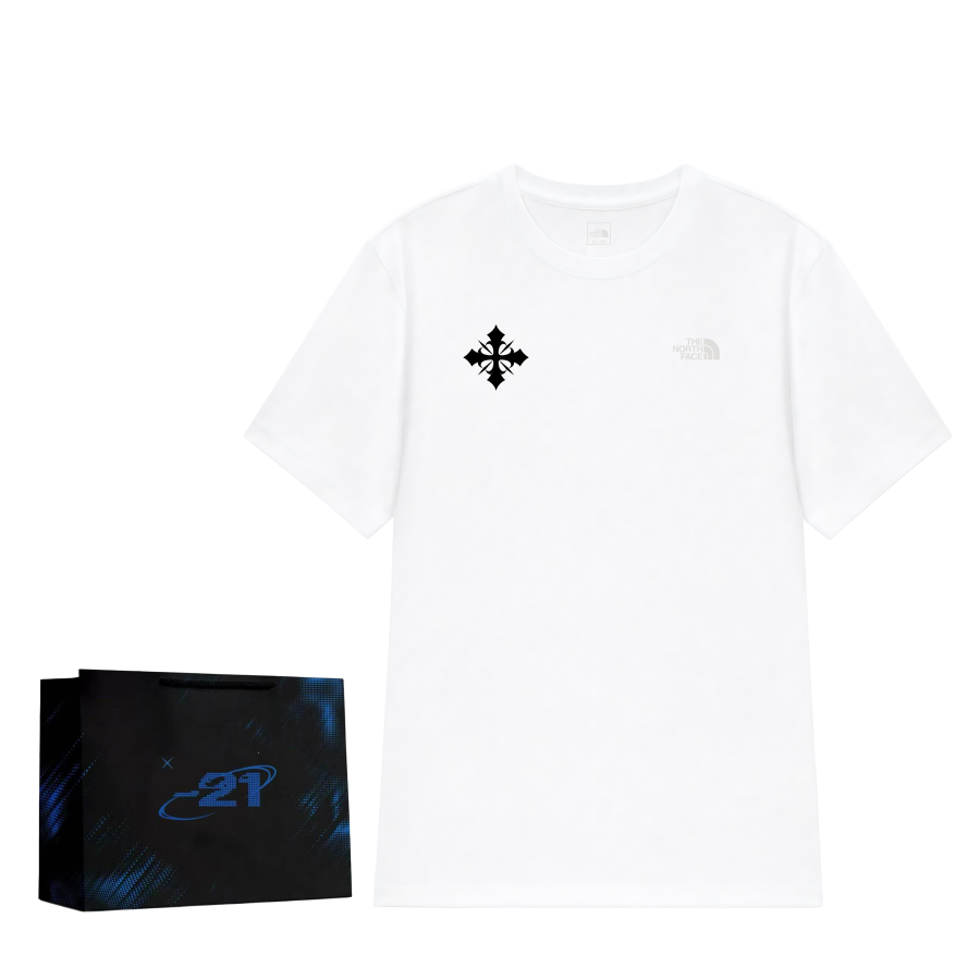 THE NORTH FACE T Shirts Unisex White Crew Neck Moderate Straight Fit