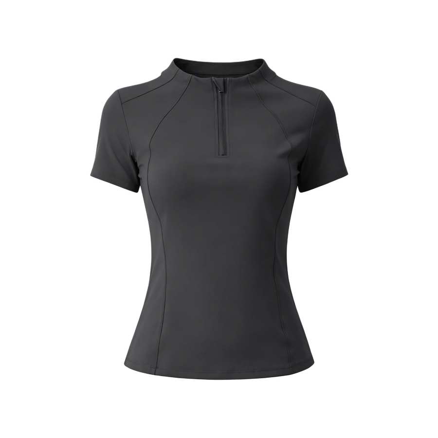 Sugarfunk Fitness Clothing Women's Stand Collar Thin Nipped In Waist