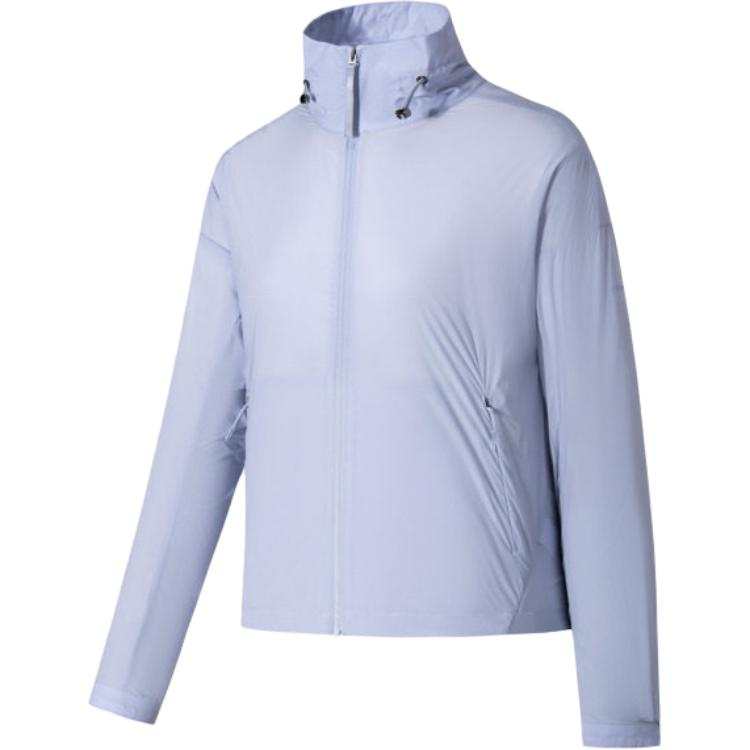 ANTA Jackets Women's Mauve Dusty Purple Stand Collar Moderate Straight Fit