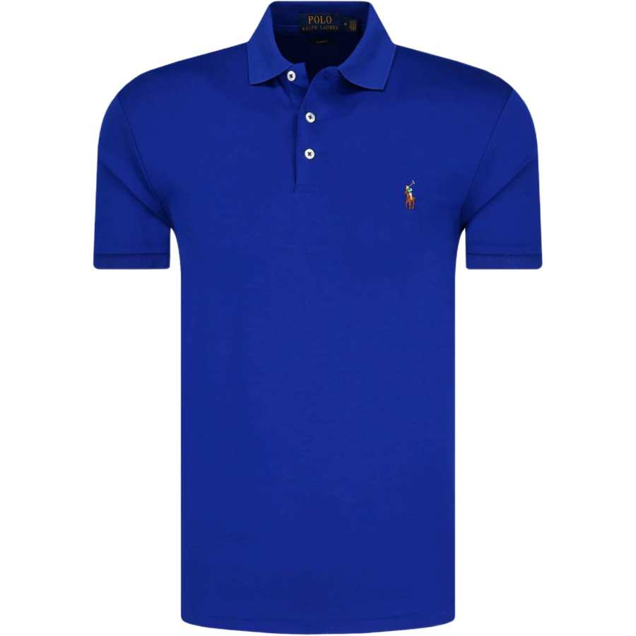 Polo Ralph Lauren Polo Shirts Men's Blue Polo Collar Moderate Other