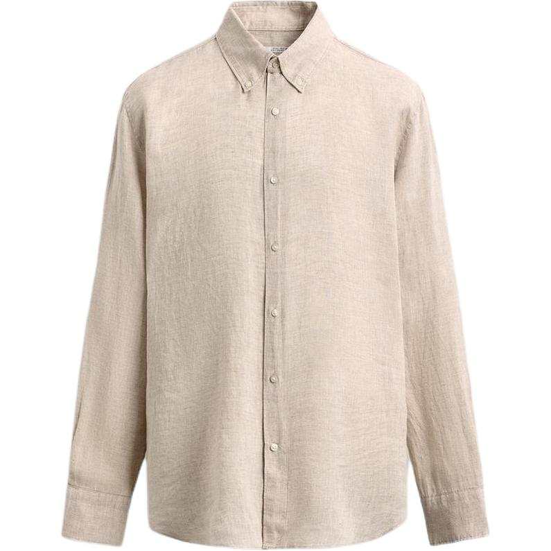 ZARA ZARA Shirts Men's Light Beige Moderate