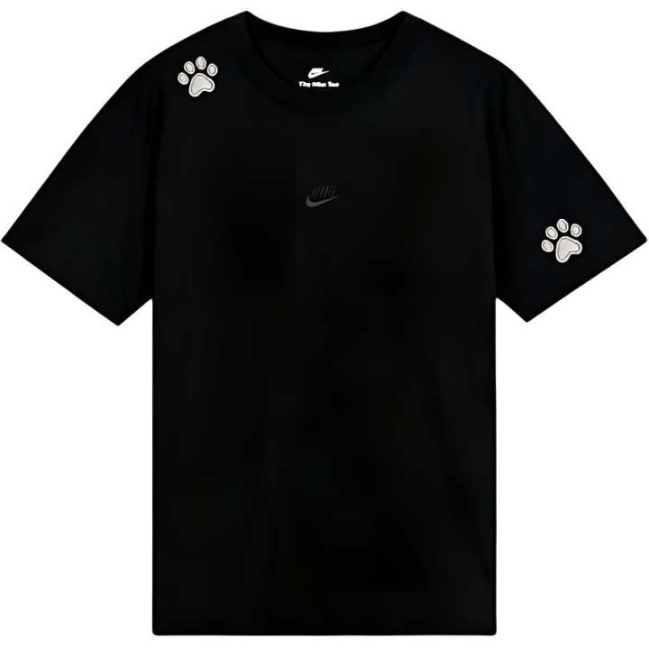 Nike Nike Sportswear T Shirts Unisex Black Crew Neck Moderate Straight Fit
