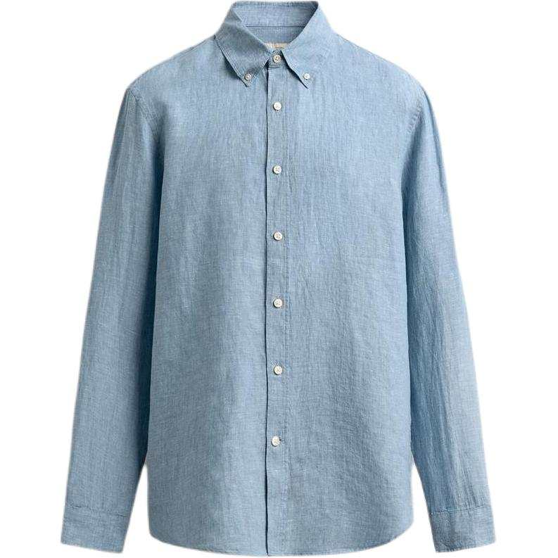 ZARA ZARA Shirts Men's Washed Sky Blue Moderate