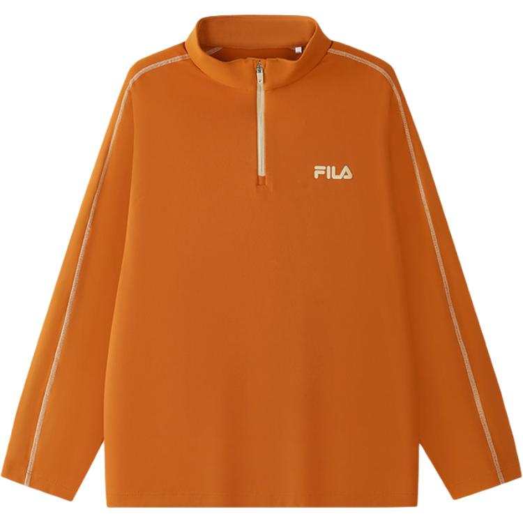 FILA KIDS Unisex T Shirts Stand Collar Moderate