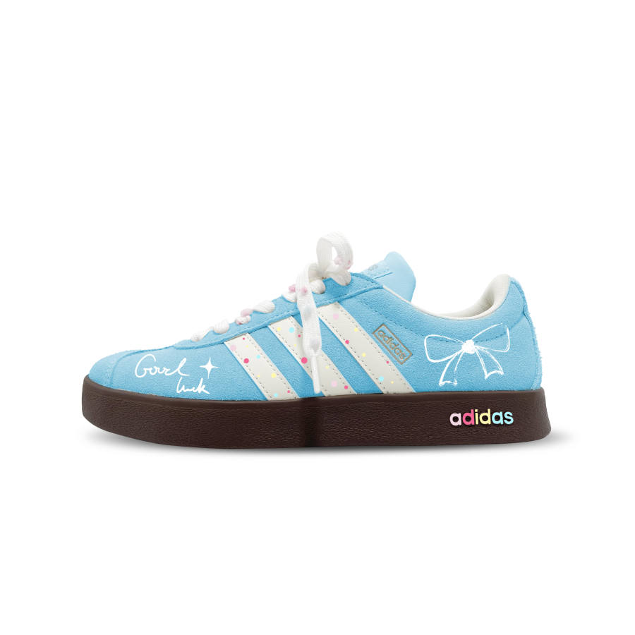 Adidas Adidas VL COURT 2.0 German Army Trainers Unisex Low Top Blue & White