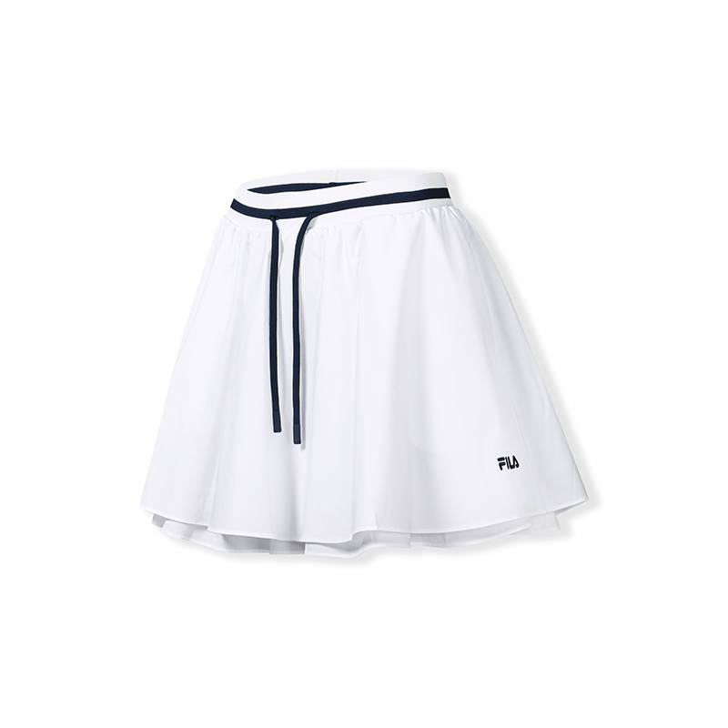 FILA Tennis Skirts Women's Jade White Moderate Short Skirt