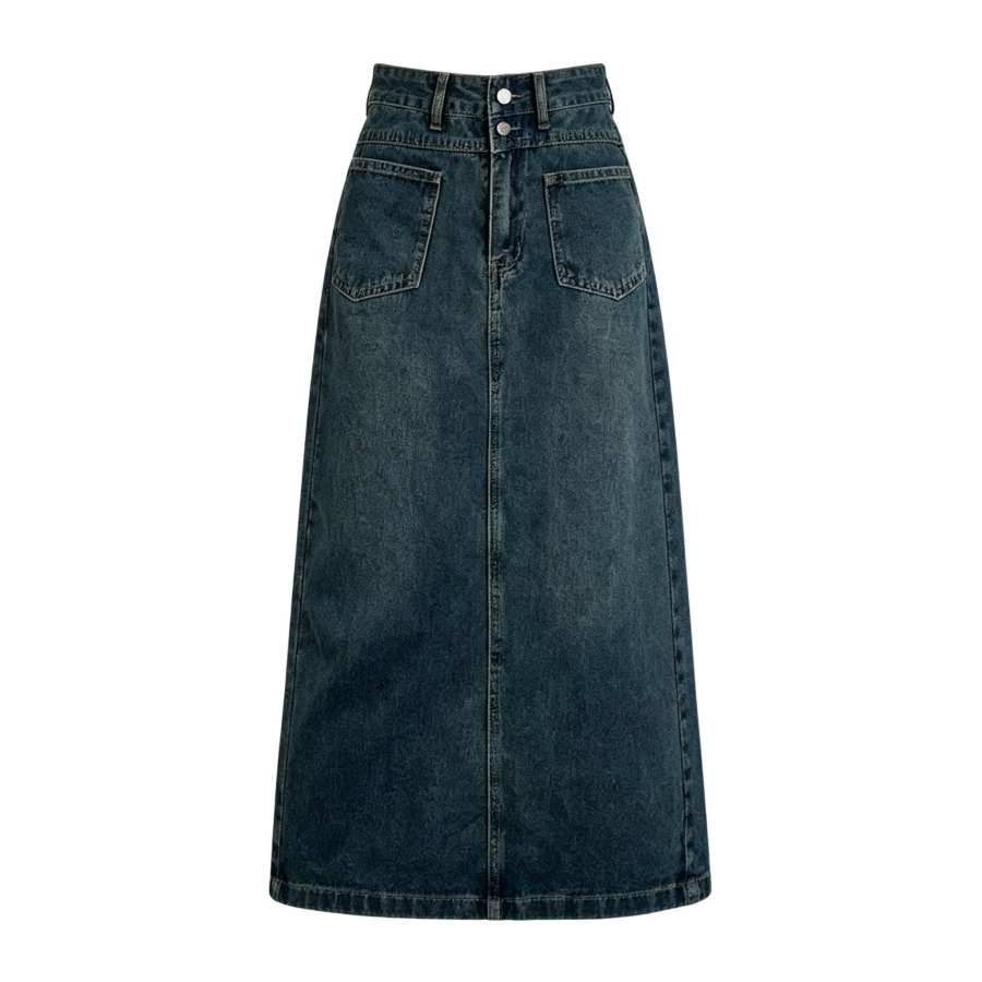 Sugarfunk Denim Long Skirts Women's Moderate Long Skirt Other