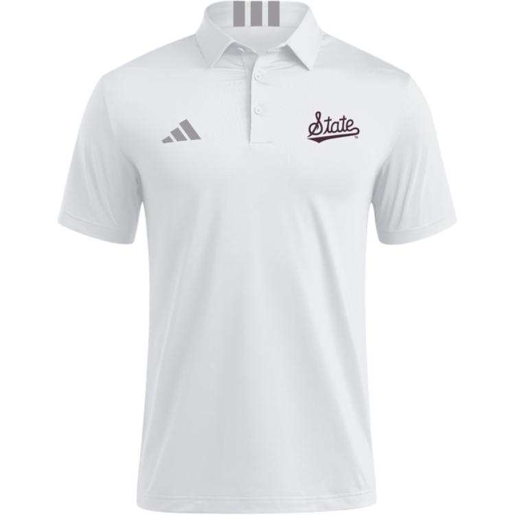 Adidas Adidas Polo Shirts Men's White Polo Collar Moderate Other