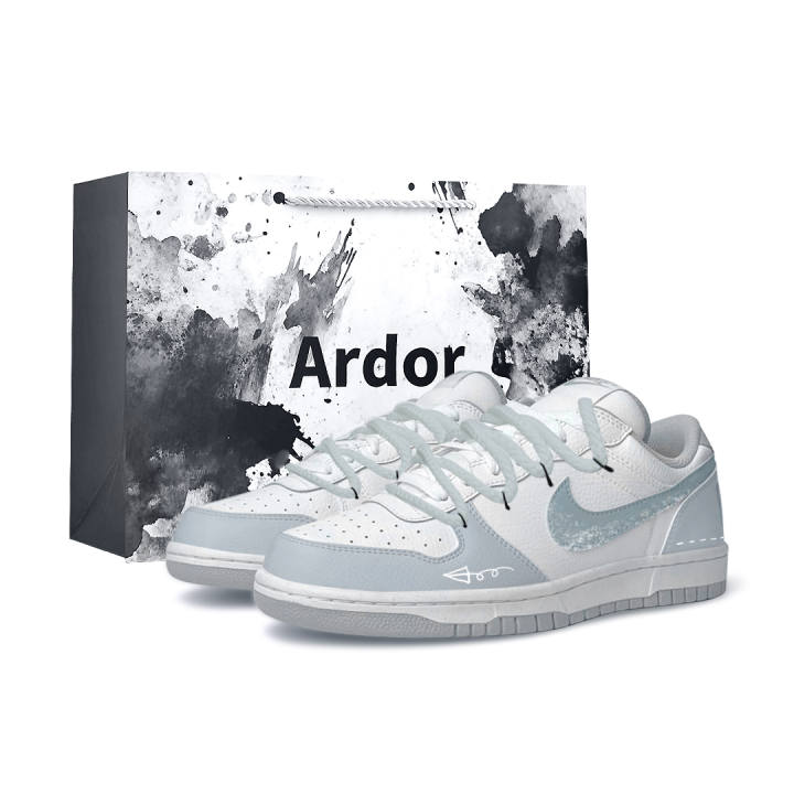 Nike Nike Big Skateboard Shoes Unisex Low Top Gray/Blue